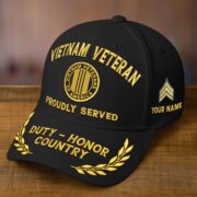 Premium Custom Name, Rank, Embroidered US Veterans Hats CPVC090704, 250th Anniversary, Gift For US Veterans, Gifts On Veterans Day. - Image 21