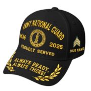Premium Custom Name, Rank, Embroidered US Veterans Hats CPVC090704, 250th Anniversary, Gift For US Veterans, Gifts On Veterans Day. - Image 5