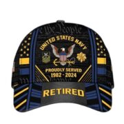 Premium US Navy Retired Cap CPVC140711