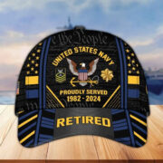 Premium US Navy Retired Cap CPVC140711