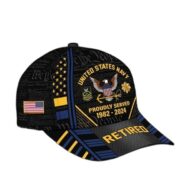 Premium US Navy Retired Cap CPVC140711 - Image 2