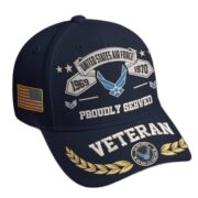 Premium Embroidered US Veterans Hats BPHN080711, Custom Rank & Years Of Sevice, Gift for US Veterans, Gift on Veterans Day - Image 12
