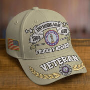 Premium Embroidered US Veterans Hats BPHN080711, Custom Rank & Years Of Sevice, Gift for US Veterans, Gift on Veterans Day - Image 4