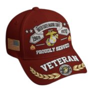 Premium Embroidered US Veterans Hats BPHN080711, Custom Rank & Years Of Sevice, Gift for US Veterans, Gift on Veterans Day - Image 10