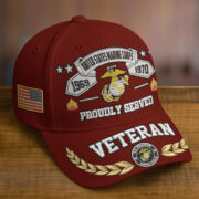 Premium Embroidered US Veterans Hats BPHN080711, Custom Rank & Years Of Sevice, Gift for US Veterans, Gift on Veterans Day - Image 10