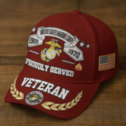 Premium Embroidered US Veterans Hats BPHN080711, Custom Rank & Years Of Sevice, Gift for US Veterans, Gift on Veterans Day - Image 11