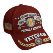 Premium Embroidered US Veterans Hats BPHN080711, Custom Rank & Years Of Sevice, Gift for US Veterans, Gift on Veterans Day - Image 20