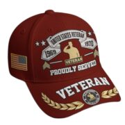 Premium Embroidered US Veterans Hats BPHN080711, Custom Rank & Years Of Sevice, Gift for US Veterans, Gift on Veterans Day - Image 18