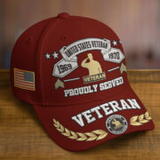 Premium Embroidered US Veterans Hats BPHN080711, Custom Rank & Years Of Sevice, Gift for US Veterans, Gift on Veterans Day - Image 18