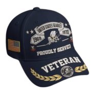 Premium Embroidered US Veterans Hats BPHN080711, Custom Rank & Years Of Sevice, Gift for US Veterans, Gift on Veterans Day - Image 8