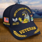 Premium Embroidered US Veterans Hats CPVC090703, Custom Name, Rank & Years Of Sevice, Gift for US Veterans, Gift on Veterans Day - Image 12
