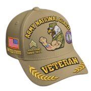 Premium Embroidered US Veterans Hats CPVC090703, Custom Name, Rank & Years Of Sevice, Gift for US Veterans, Gift on Veterans Day - Image 4