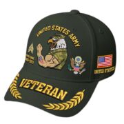 Premium Embroidered US Veterans Hats CPVC090703, Custom Name, Rank & Years Of Sevice, Gift for US Veterans, Gift on Veterans Day - Image 3