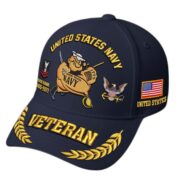 Premium Embroidered US Veterans Hats CPVC090703, Custom Name, Rank & Years Of Sevice, Gift for US Veterans, Gift on Veterans Day - Image 7