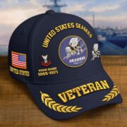 Premium Embroidered US Veterans Hats CPVC090703, Custom Name, Rank & Years Of Sevice, Gift for US Veterans, Gift on Veterans Day - Image 8