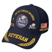 Premium Embroidered US Veterans Hats CPVC090703, Custom Name, Rank & Years Of Sevice, Gift for US Veterans, Gift on Veterans Day - Image 9