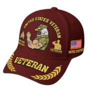 Premium Embroidered US Veterans Hats CPVC090703, Custom Name, Rank & Years Of Sevice, Gift for US Veterans, Gift on Veterans Day - Image 19