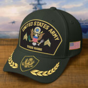 Premium Embroidered US Veterans Hats BPHN150712, Custom Name & Rank, Gifts for US Veterans, Gifts on Veterans Day - Image 3