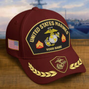 Premium Embroidered US Veterans Hats BPHN150712, Custom Name & Rank, Gifts for US Veterans, Gifts on Veterans Day - Image 10