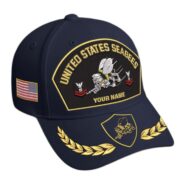 Premium Embroidered US Veterans Hats BPHN150712, Custom Name & Rank, Gifts for US Veterans, Gifts on Veterans Day - Image 8