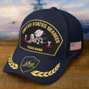 Premium Embroidered US Veterans Hats BPHN150712, Custom Name & Rank, Gifts for US Veterans, Gifts on Veterans Day - Image 9