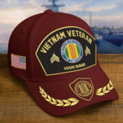 Premium Embroidered US Veterans Hats BPHN150712, Custom Name & Rank, Gifts for US Veterans, Gifts on Veterans Day - Image 20