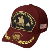 Premium Embroidered US Veterans Hats BPHN150712, Custom Name & Rank, Gifts for US Veterans, Gifts on Veterans Day - Image 19