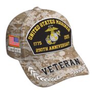 Premium Embroidered US Veterans Hats CPVC150701, 250th Anniversary, Custom Name & Rank, Gifts For US Veterans, Gifts On Veterans Day. - Image 16
