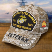 Premium Embroidered US Veterans Hats CPVC150701, 250th Anniversary, Custom Name & Rank, Gifts For US Veterans, Gifts On Veterans Day. - Image 17