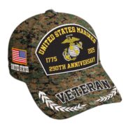 Premium Embroidered US Veterans Hats CPVC150701, 250th Anniversary, Custom Name & Rank, Gifts For US Veterans, Gifts On Veterans Day. - Image 14