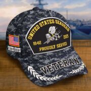 Premium Embroidered US Veterans Hats CPVC150701, 250th Anniversary, Custom Name & Rank, Gifts For US Veterans, Gifts On Veterans Day. - Image 12