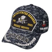 Premium Embroidered US Veterans Hats CPVC150701, 250th Anniversary, Custom Name & Rank, Gifts For US Veterans, Gifts On Veterans Day. - Image 13