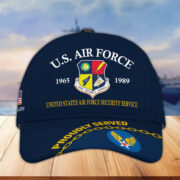Premium Custom USAF Security Service Hat, Gitfs For Air Force Veteran CPVC010712