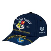 Premium Custom USAF Security Service Hat, Gitfs For Air Force Veteran CPVC010712 - Image 3