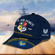 Premium Custom USAF Security Service Hat, Gitfs For Air Force Veteran CPVC010712 - Image 3