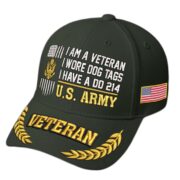 Premium Embroidered US Veterans Hats BPHN170711, Gifts for US Veterans, Gifts on Veterans Day - Image 3
