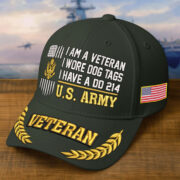 Premium Embroidered US Veterans Hats BPHN170711, Gifts for US Veterans, Gifts on Veterans Day - Image 3