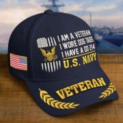 Premium Embroidered US Veterans Hats BPHN170711, Gifts for US Veterans, Gifts on Veterans Day - Image 6