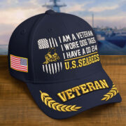 Premium Embroidered US Veterans Hats BPHN170711, Gifts for US Veterans, Gifts on Veterans Day - Image 8