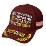 Premium Embroidered US Veterans Hats BPHN170711, Gifts for US Veterans, Gifts on Veterans Day - Image 21