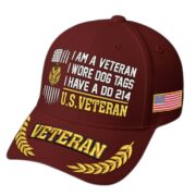 Premium Embroidered US Veterans Hats BPHN170711, Gifts for US Veterans, Gifts on Veterans Day - Image 19