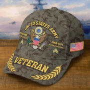 Premium Embroidered US Veterans Hats BPHN160712, Custom Name, Rank & Year, Gifts for US Veterans, Gifts on Veterans Day - Image 5