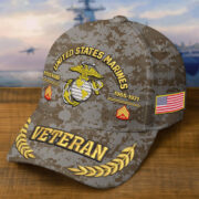 Premium Embroidered US Veterans Hats BPHN160712, Custom Name, Rank & Year, Gifts for US Veterans, Gifts on Veterans Day - Image 17