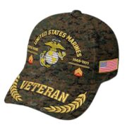Premium Embroidered US Veterans Hats BPHN160712, Custom Name, Rank & Year, Gifts for US Veterans, Gifts on Veterans Day - Image 15