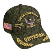 Premium Embroidered US Veterans Hats BPHN160712, Custom Name, Rank & Year, Gifts for US Veterans, Gifts on Veterans Day - Image 10