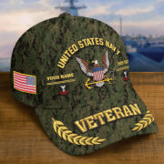 Premium Embroidered US Veterans Hats BPHN160712, Custom Name, Rank & Year, Gifts for US Veterans, Gifts on Veterans Day - Image 10