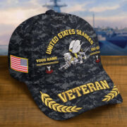 Premium Embroidered US Veterans Hats BPHN160712, Custom Name, Rank & Year, Gifts for US Veterans, Gifts on Veterans Day - Image 12