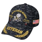 Premium Embroidered US Veterans Hats BPHN160712, Custom Name, Rank & Year, Gifts for US Veterans, Gifts on Veterans Day - Image 13