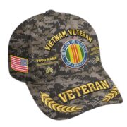 Premium Embroidered US Veterans Hats BPHN160712, Custom Name, Rank & Year, Gifts for US Veterans, Gifts on Veterans Day - Image 26