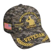 Premium Embroidered US Veterans Hats BPHN160712, Custom Name, Rank & Year, Gifts for US Veterans, Gifts on Veterans Day - Image 24